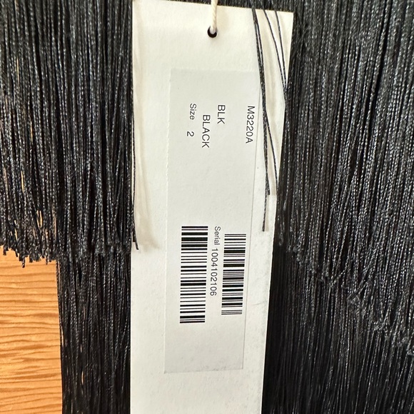 NEW Jovani Cocktail Dress in Black Fringe size 2 - Picture 8 of 9